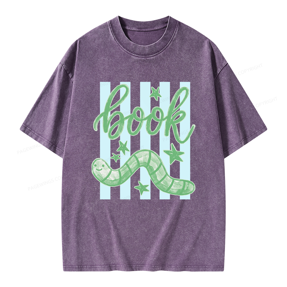 Pagewing Book Lovers Unisex Washed T-shirt