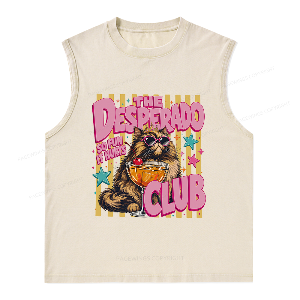 Pagewings Desperado Club15996 Bookish Unisex Washed Tank Top