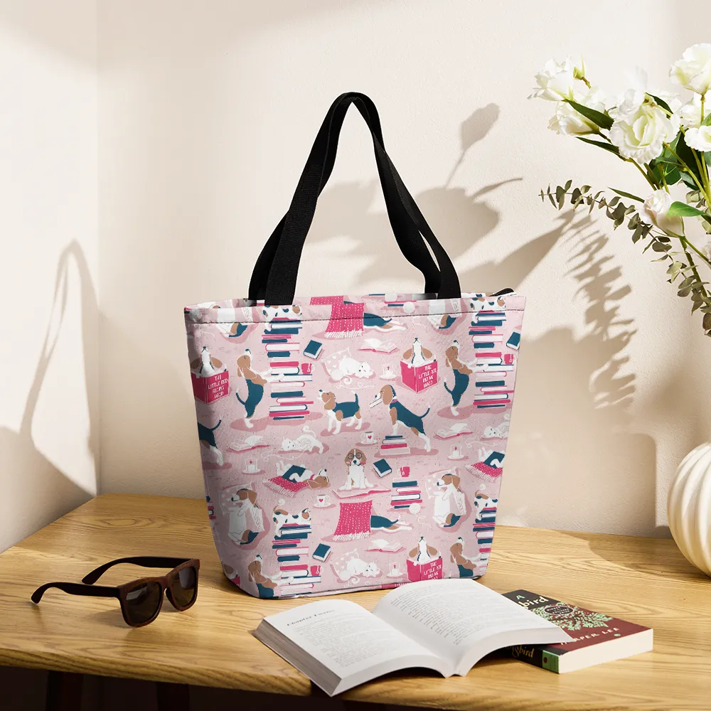 Pagewings The Little Red Riding Hood Large Zippered Tote Bag