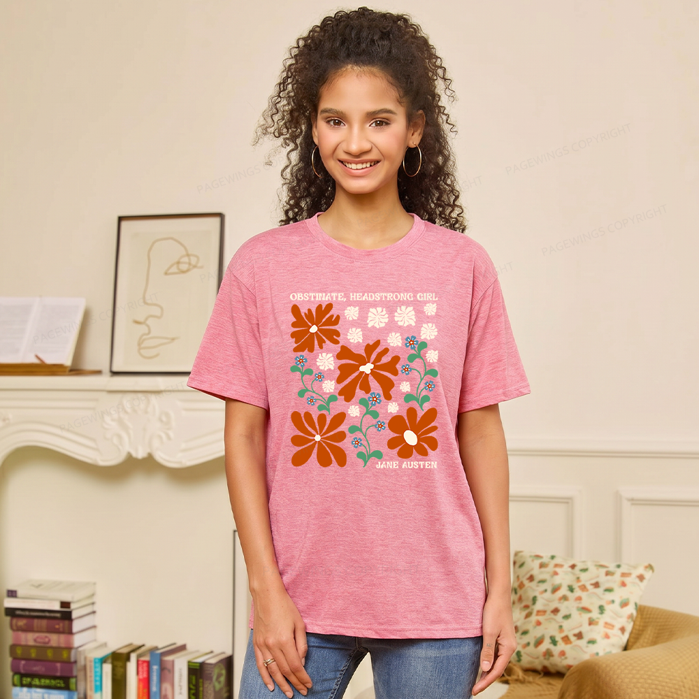 Pagewings Soft Pride and Prejudice 11876 Bookish Unisex Heather T-Shirt