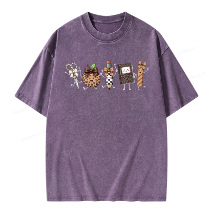 Pagewings It's a Good Day for Learning Unisex Washed T-shirt