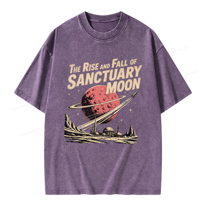 Pagewing Sanctuary Moon Unisex Washed T-shirt
