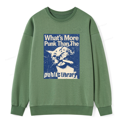 Pagewings What's More Punk Than The Public Library Unisex Classic Sweatshirt