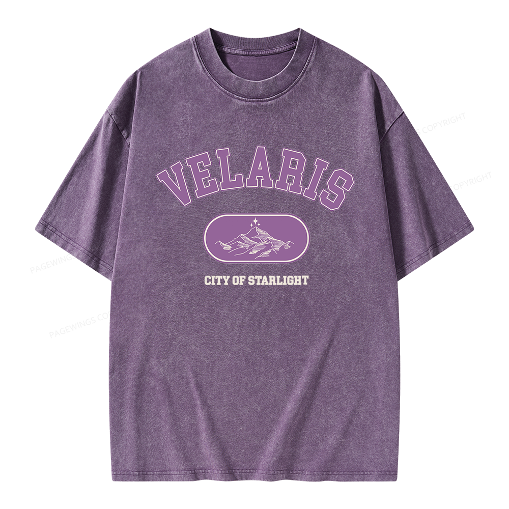 Pagewings Fantasy Book Lover Unisex Washed T-shirt