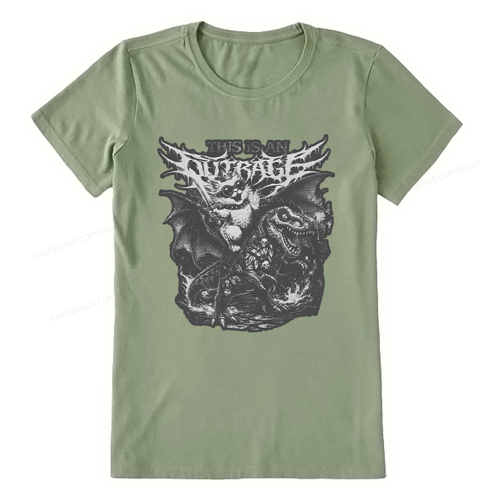 Pagewings This Is An Outrage Unisex Classic T-shirt