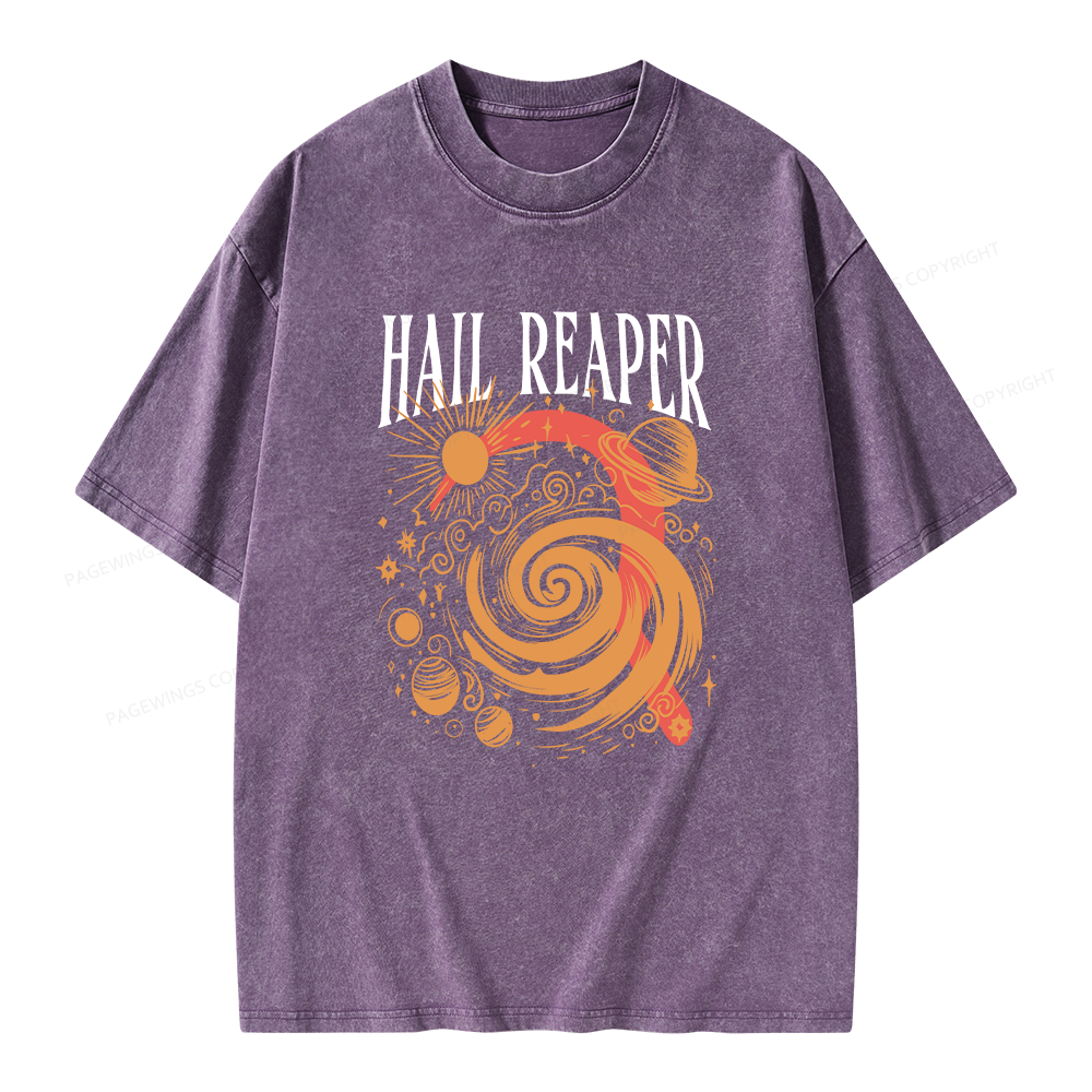 Pagewings Sci‑Fi Nerd Unisex Washed T-shirt