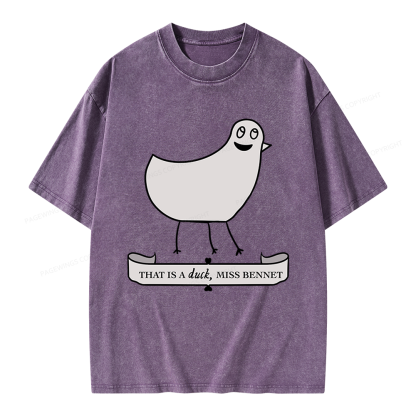 Pagewings That Is A Duck Unisex Washed T-shirt