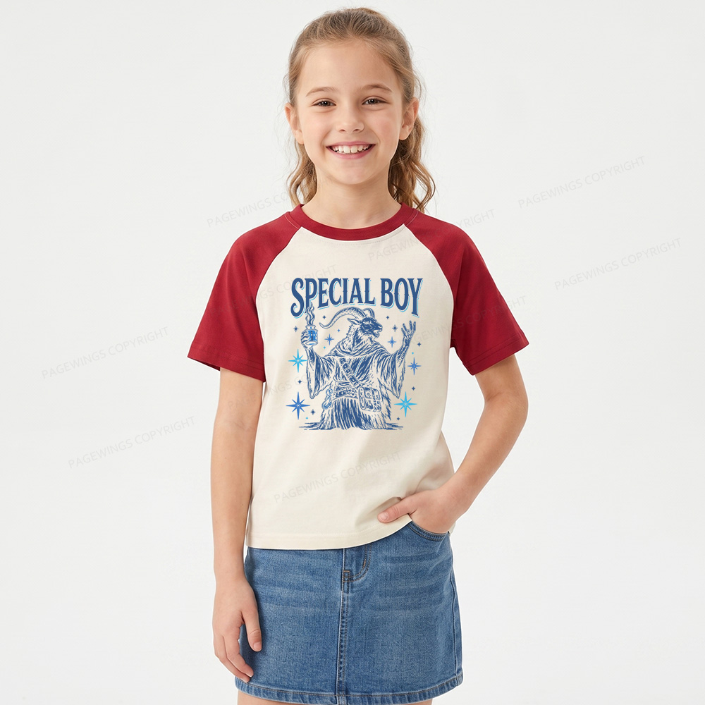 Pagewings Sci Fi Bookish16416 Kids Raglan T-shirt