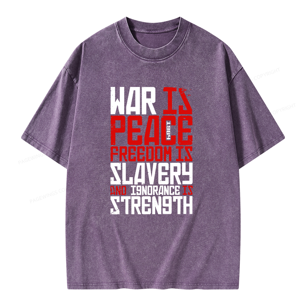 Pagewings Dystopian Lover Unisex Washed T-shirt