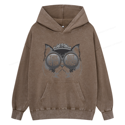 Pagewings Sci-Fi Book Lover Unisex Washed Hoodie