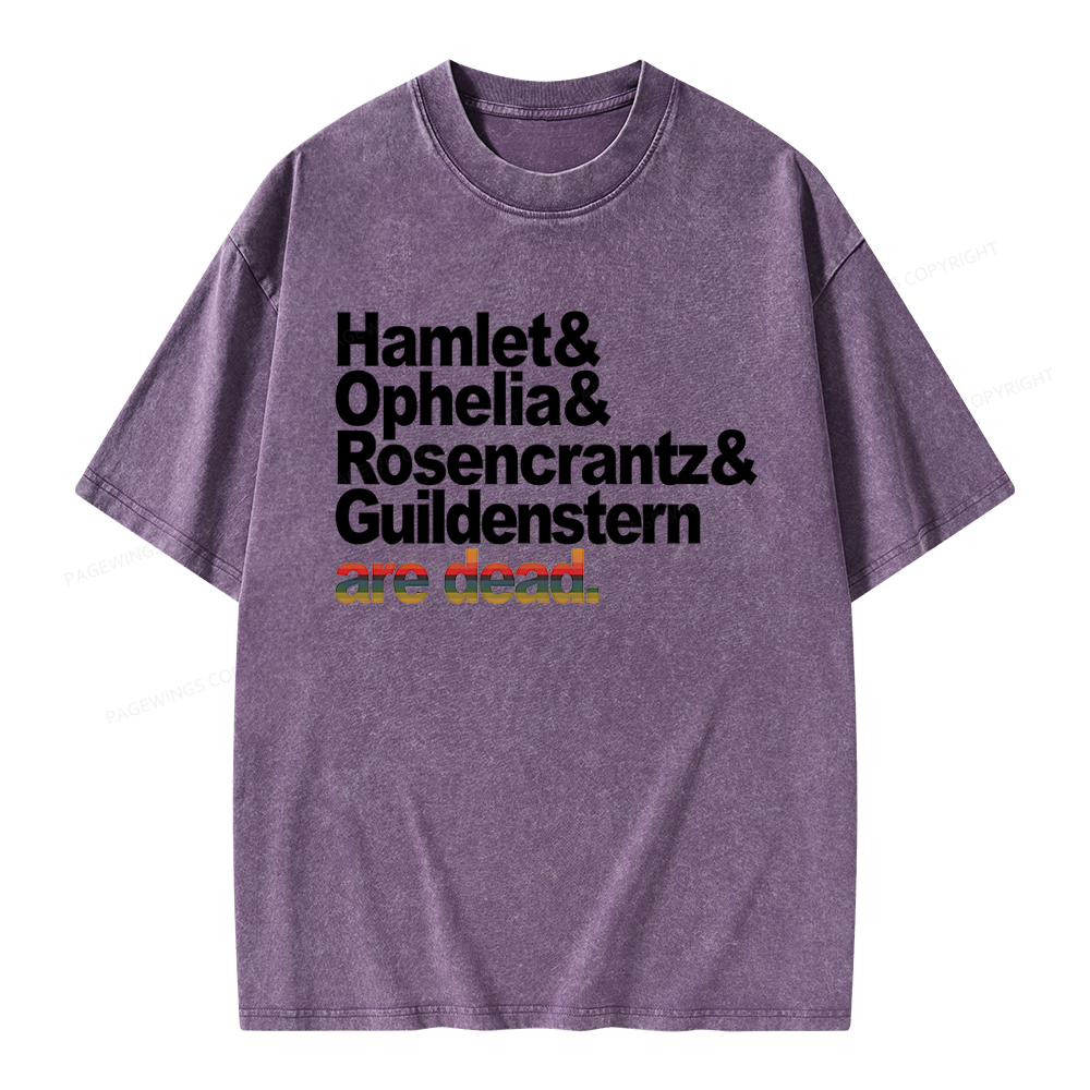 Pagewings Drama lovers Unisex Washed T-shirt