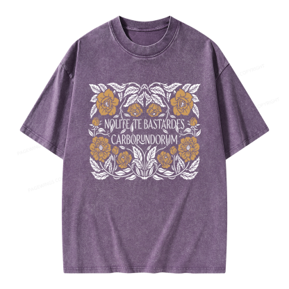Pagewings Dystopian Book Lovers Unisex Washed T-shirt
