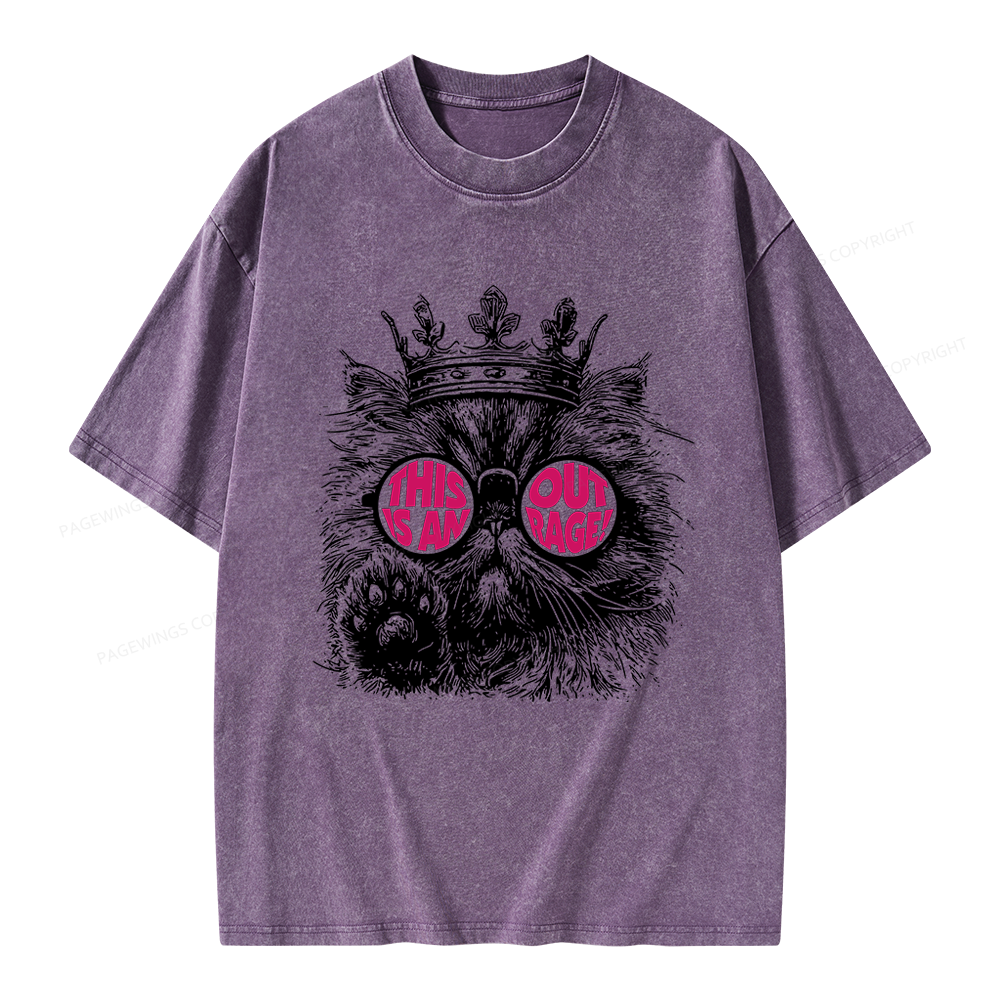 Pagewings Sci-Fi Book Lover Unisex Washed T-shirt