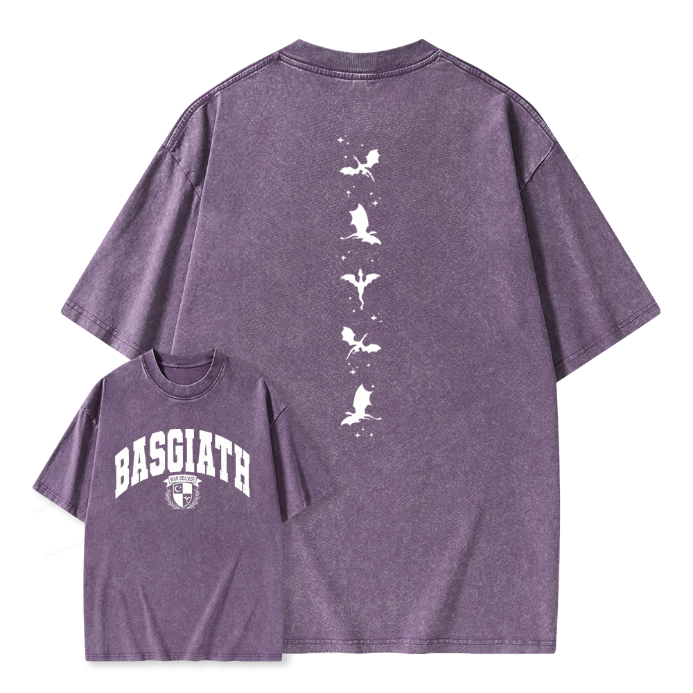 Pagewings Fantasy Bookish Unisex Washed T-shirt