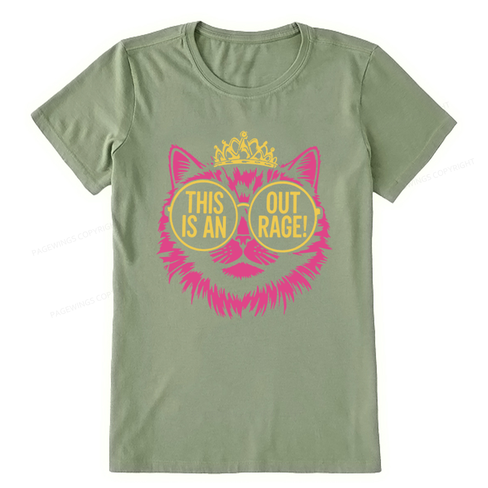 Pagewings This is an Outrage Unisex Classic T-shirt
