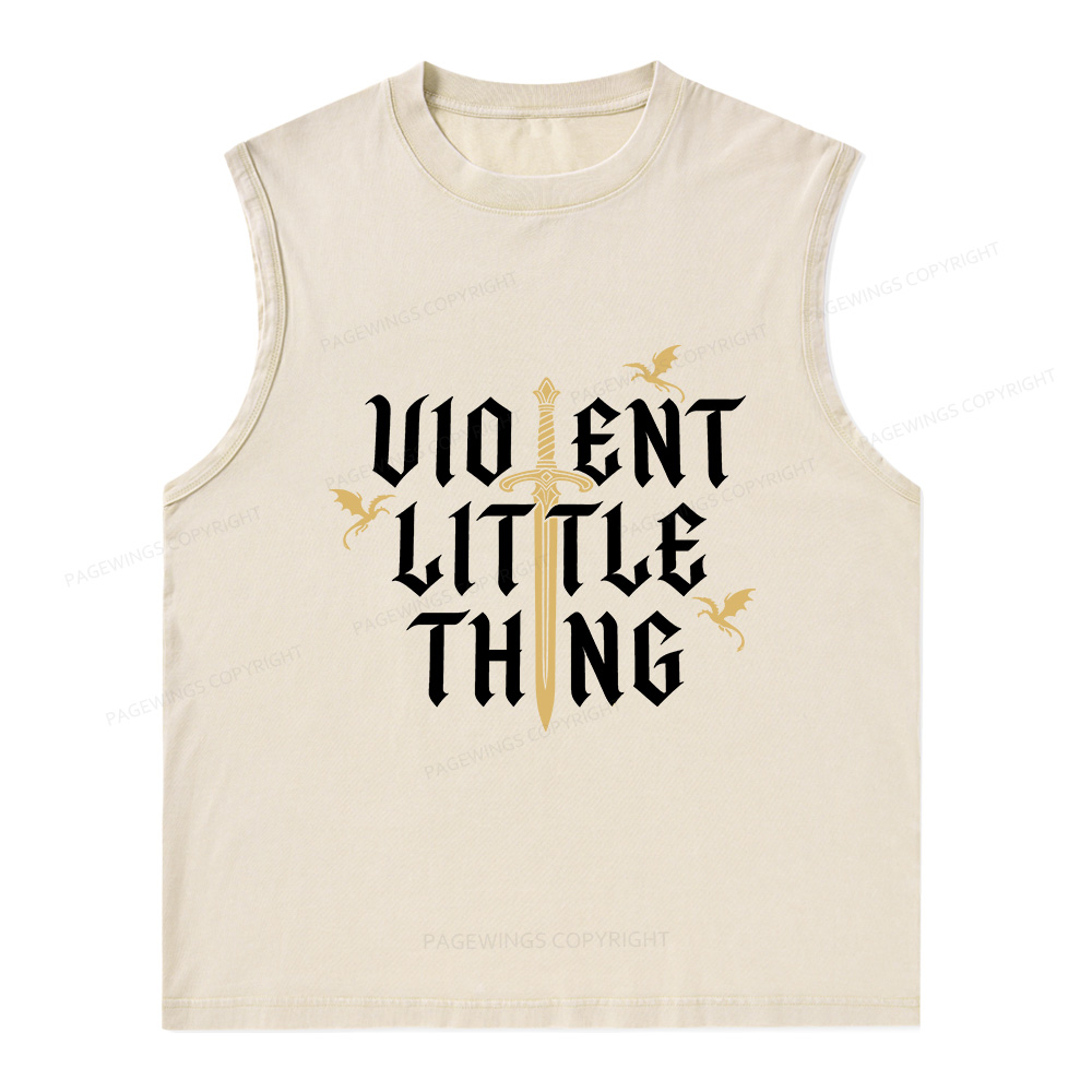 Pagewings Fantasy Reader Unisex Washed Tank Top