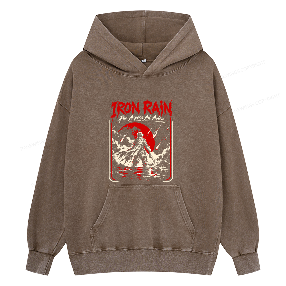 Pagewings Sci Fi Book Lover Unisex Washed Hoodie