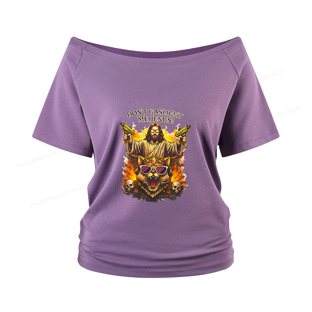Pagewings Sci‑Fi Nerd Women Off Shoulder T-shirts