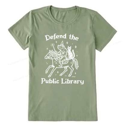 Pagewings Defend the Public Library Unisex Classic T-shirt