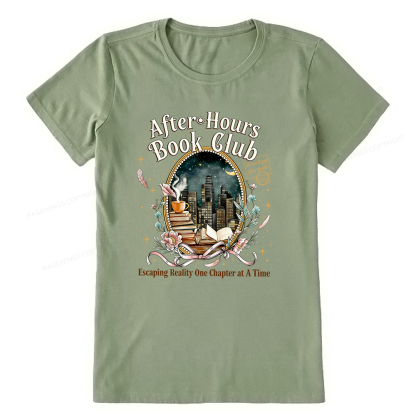 Pagewings After‑Hours Book Club Unisex Classic T-shirt