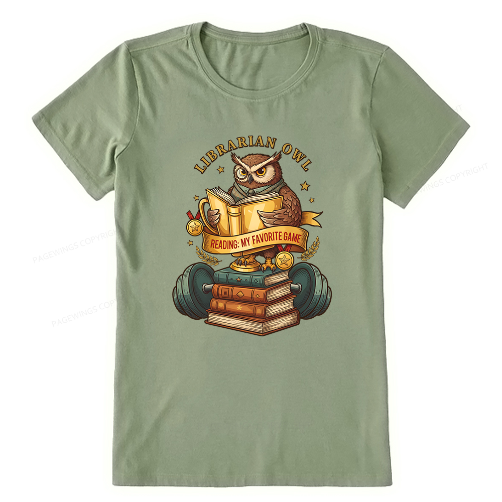 Pagewings Librarian Owl Unisex Classic T-shirt