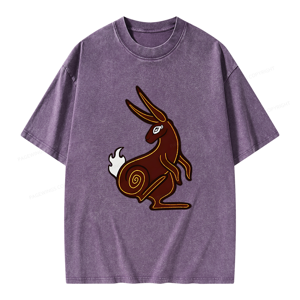 Pagewings Fantasy Books Lover Unisex Washed T-shirt