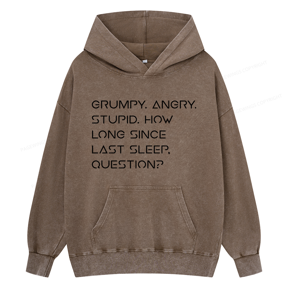 Pagewings Sci-Fi Unisex Washed Hoodie