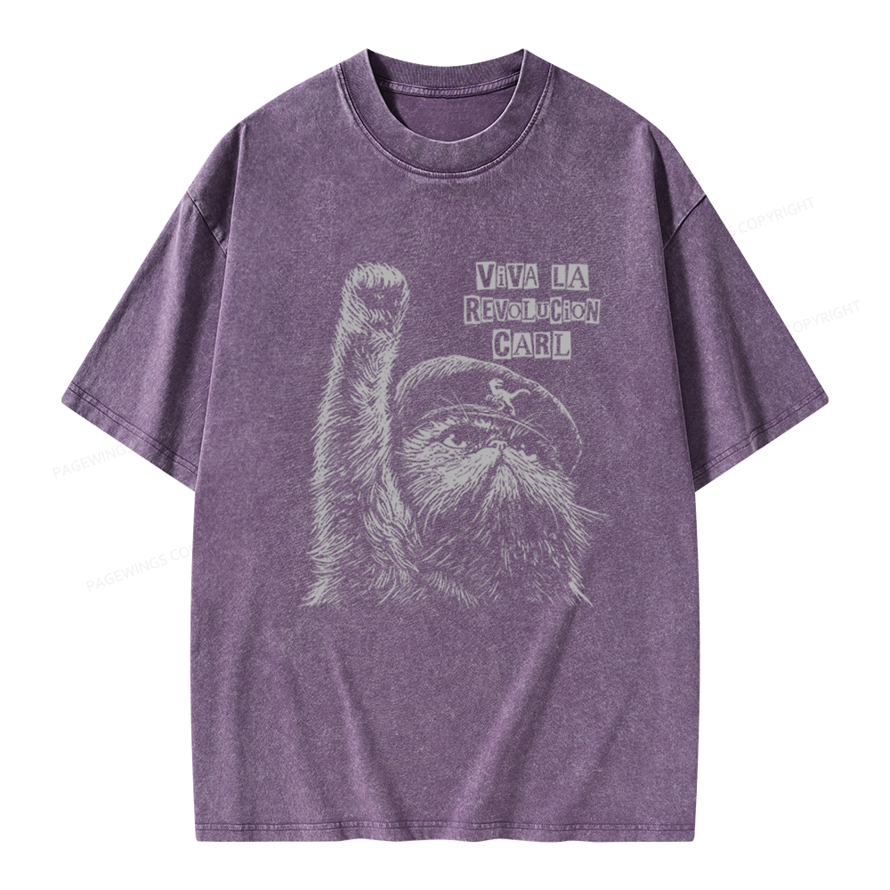 Pagewings Sci-Fi Book Lover Unisex Washed T-shirt