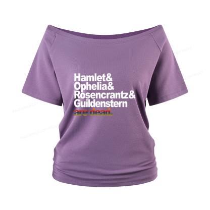 Pagewings Drama lovers Women Off Shoulder T-shirts