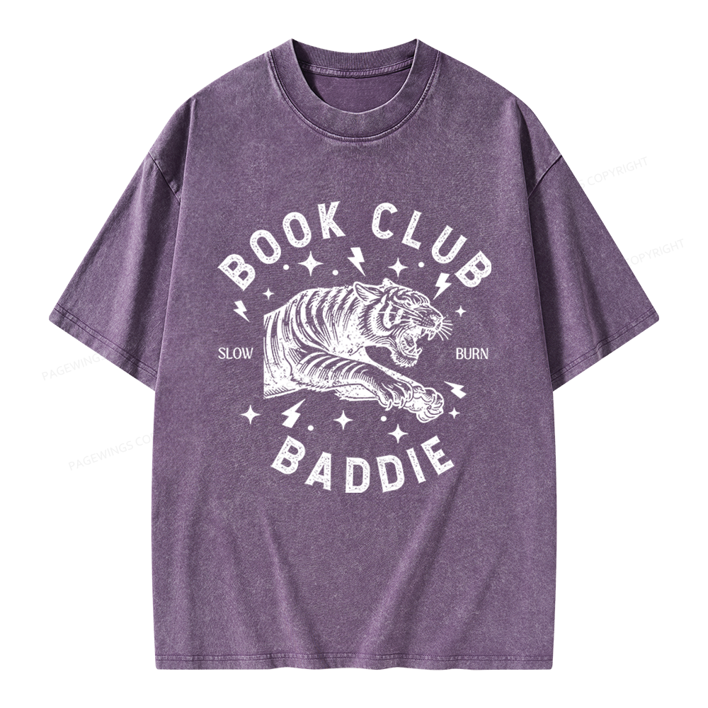 Pagewings Book Club Unisex Washed T-shirt
