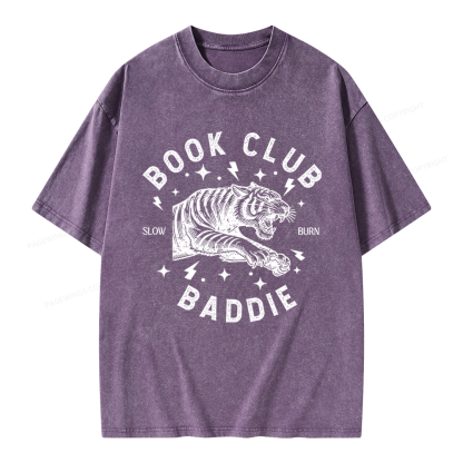 Pagewings Book Club Unisex Washed T-shirt