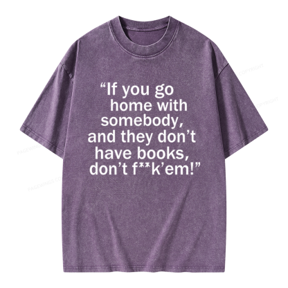 Pagewings Bookworm Quote Unisex Washed T-shirt