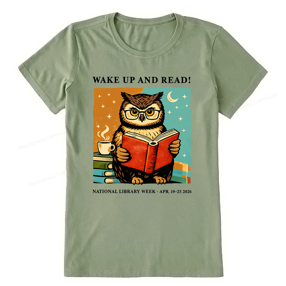 Pagewings Wake Up And Read Unisex Classic T-shirt