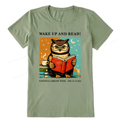 Pagewings Wake Up And Read Unisex Classic T-shirt