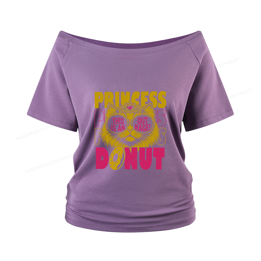 Pagewings This Is An Outrage Women Off Shoulder T-shirts