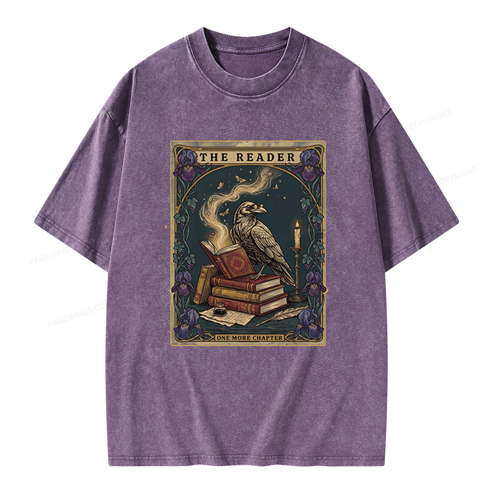 Pagewings One More Chapter Unisex Washed T-shirt