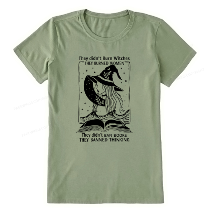 Pagewings They Banned Thinking Unisex Classic T-shirt