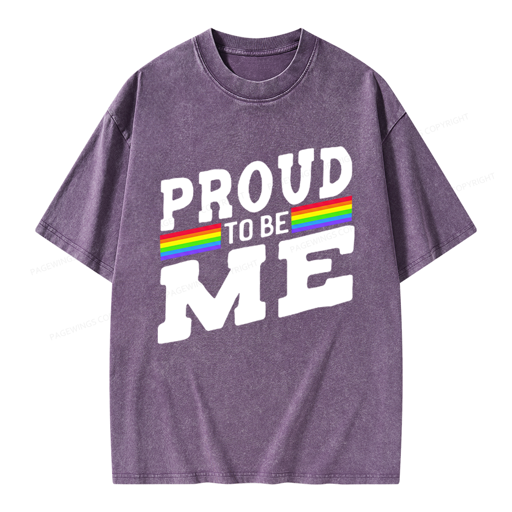 Pagewings Proud to Read Unisex Washed T-shirt