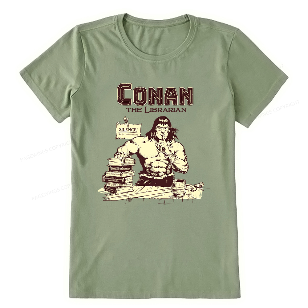 Pagewings Conan The Librarian Unisex Classic T-shirt
