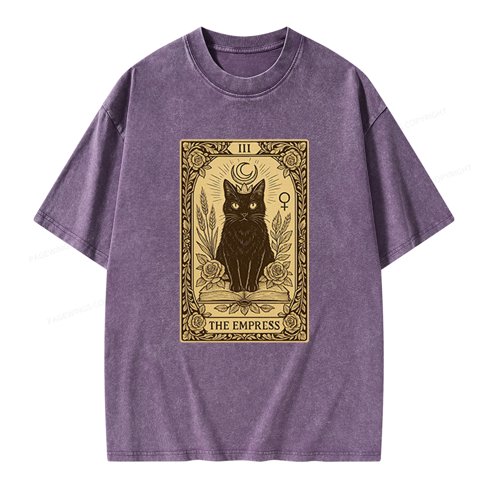 Pagewings The Empress Unisex Washed T-shirt