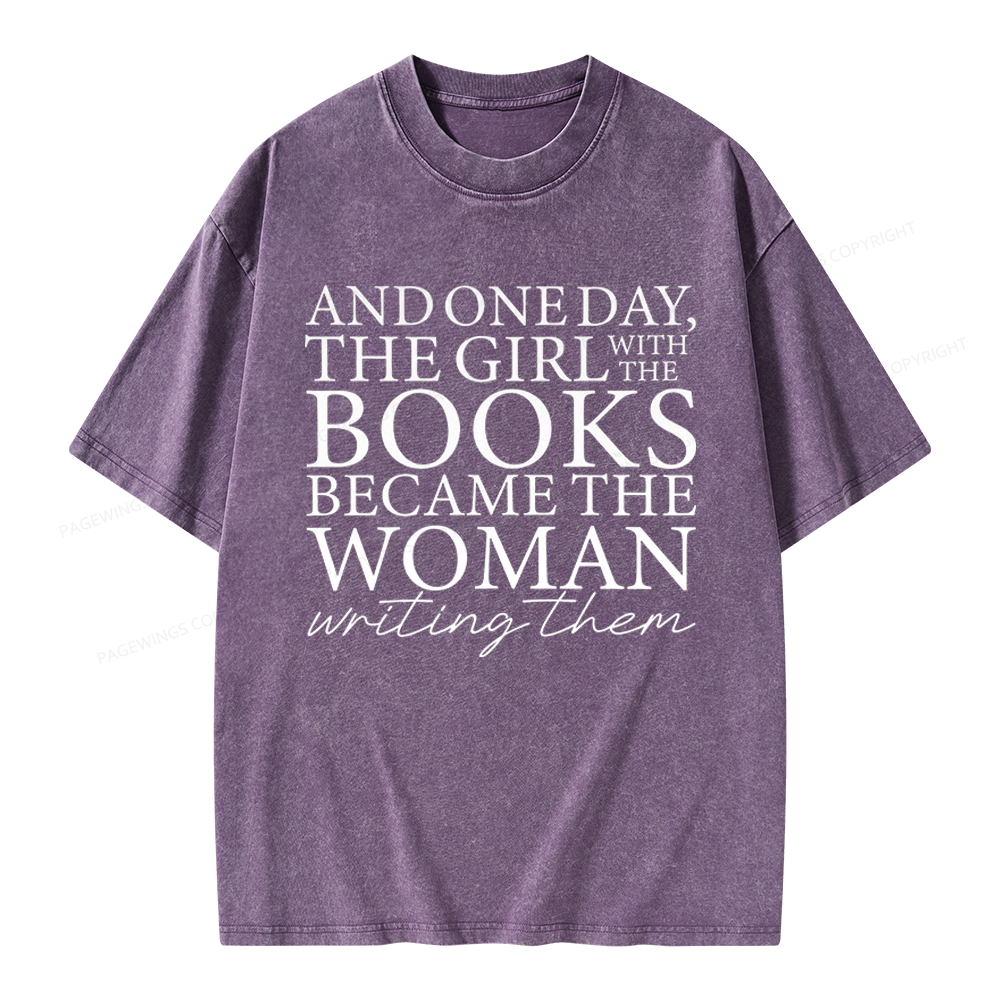 Pagewings Book Lover Unisex Washed T-shirt