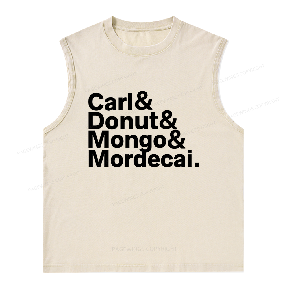 Pagewings Sci-Fi Book Lovers Unisex Washed Tank Top