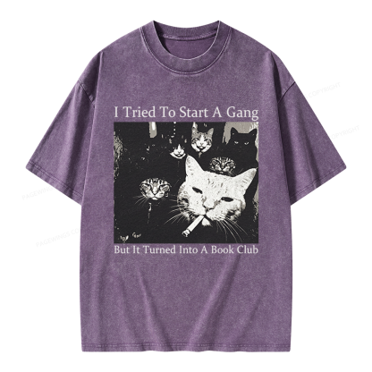 Pagewings Book Club Unisex Washed T-shirt