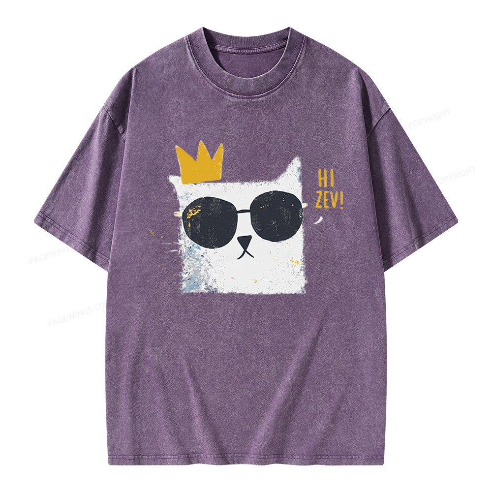 Pagewings Princess Donut Unisex Washed T-shirt
