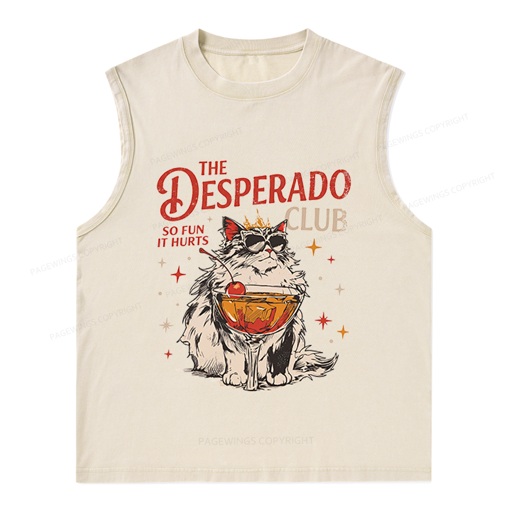 Pagewings Desperado Club Unisex Washed Tank Top
