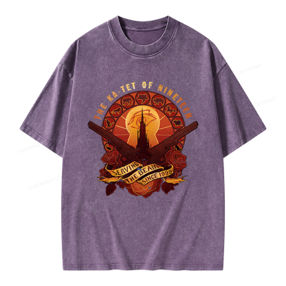 Pagewings Fantasy Novel Lover Bookish Unisex Washed T-shirt
