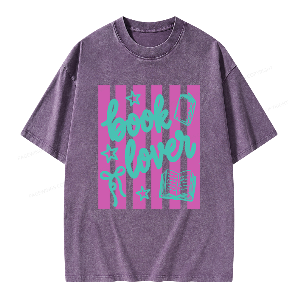 Pagewings Book Lover Unisex Washed T-shirt