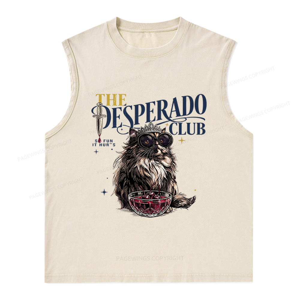 Pagewings Desperado Club Unisex Washed Tank Top