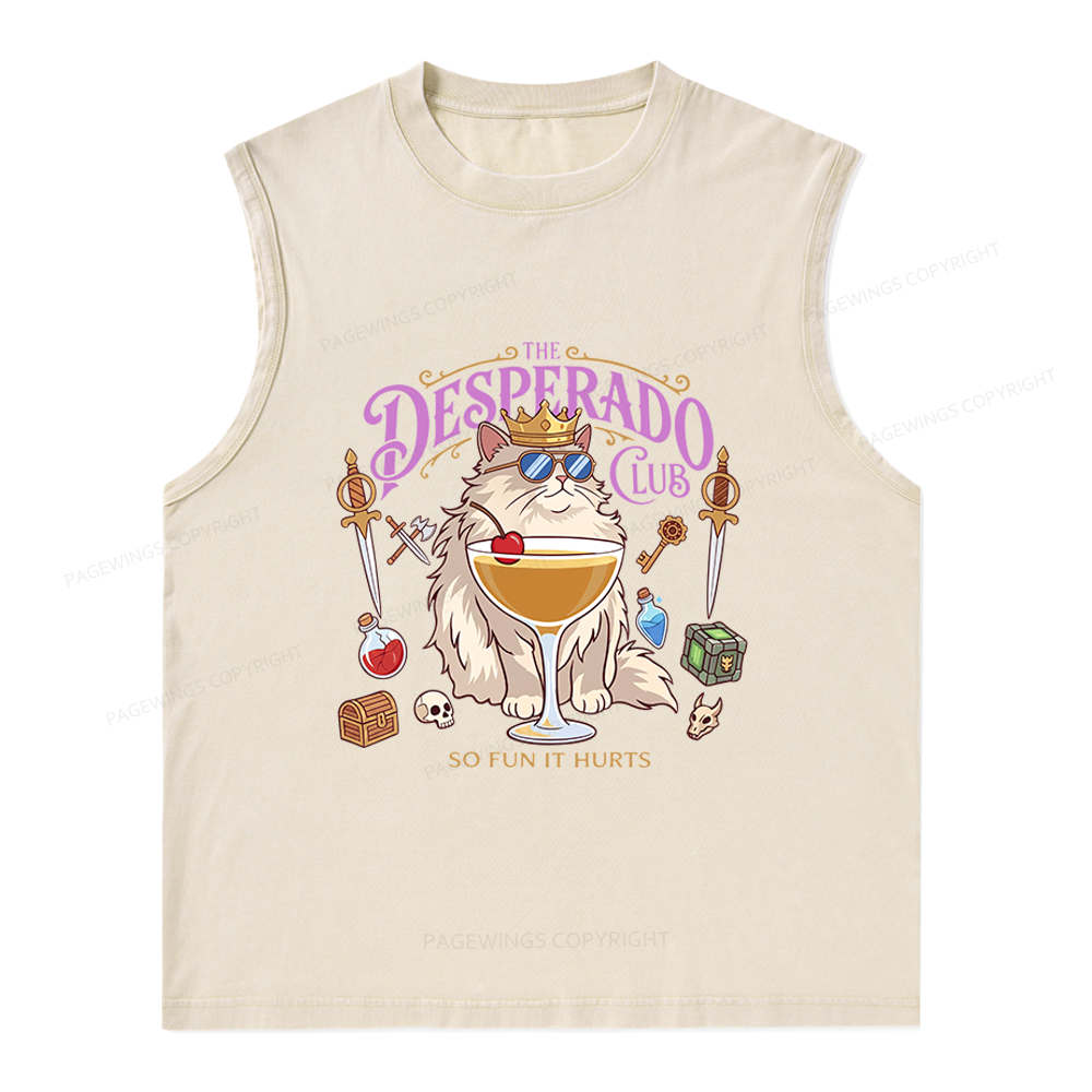 Pagewings Desperado Club Unisex Washed Tank Top