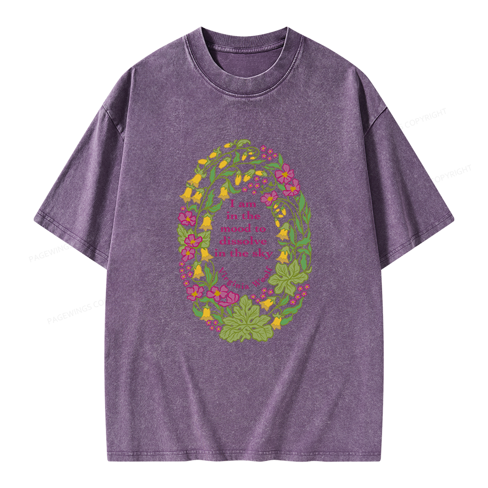 Pagewings Literature Lover Unisex Washed T-shirt